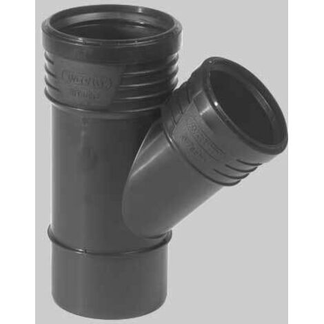 BRAGA FONOISOLANTE STEA RIDOTTA ANGOLAZIONE 45  °  125x110 ANG.45  °     WAVIN