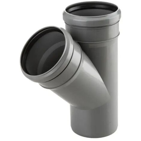 Braga ridotta 45° ad innesto in pp con guarnizione serie ed tech ø90/50 WAVIN