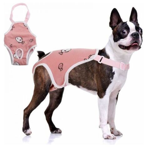 Braguita de mujer con suspensión, braguita fisiológica para mascotas, ropa interior de mujer cómoda y ajustable, slip de algodón transpirable para perros de peluche