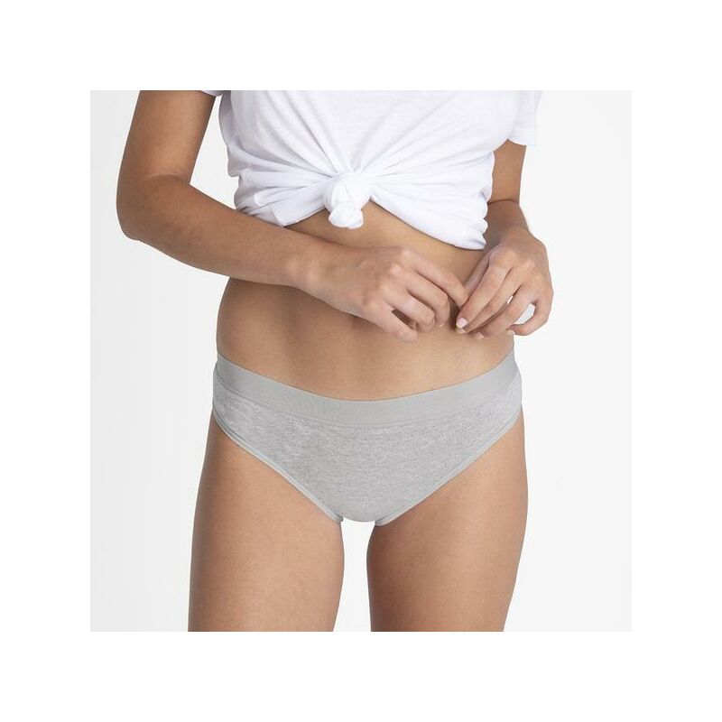 

Braguitas menstruales Kiwitas Classic Sporty Gris Platanomelón L