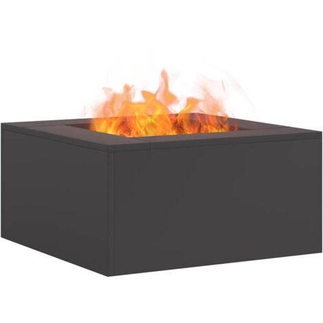 Braise Noir 60 x 60 x 30 cm Acier CFW654994