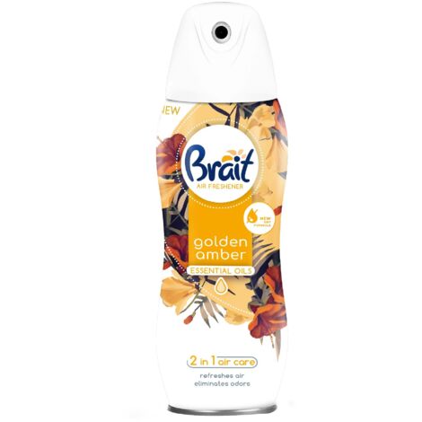 BRAIT 2in1 Lufterfrischer, Goldener Amber (Ätherische Öle), 300 ml