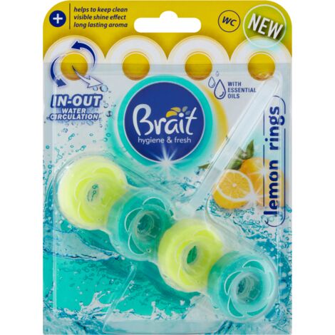 Brait Lemon Rings - Toilettensteine, 40g - Langanhaltender Zitrusduft