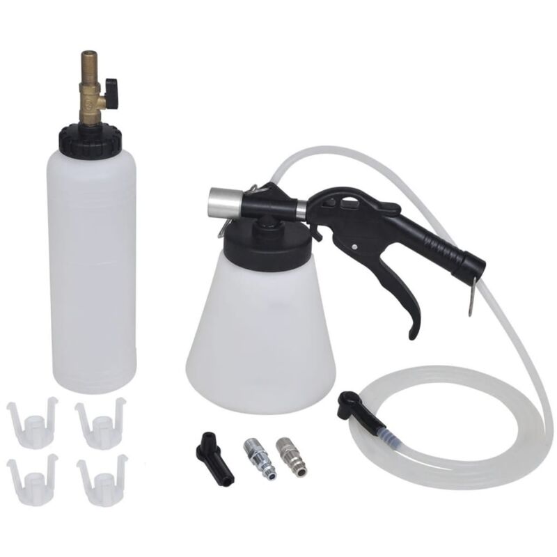 vidaXL Brake and Clutch Bleeder with Fill Bottle