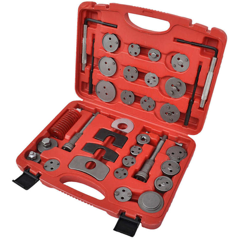 Brake Caliper Piston Wind Back Tool Kit 35 pcs Vidaxl