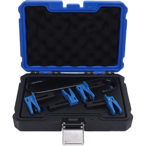Brake Fluid Line Clamp Tool with Caliper Hangers 5/16in 3/8in 1/2in Banjo Brake Line Stopper Kit for Transmission Cooling Line AC Line