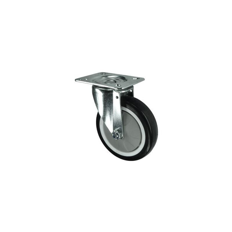 Atlas Workholders - Swivel Plate 75mm Polyurethane Tyre