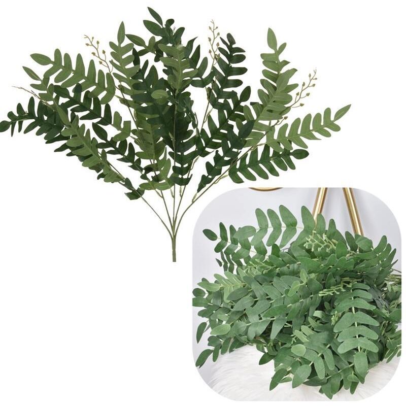 Branche de fleurs artificielles décoratives, arbre de pagode japonais, Ruscus, 55 cm