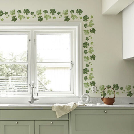 Branche Stickers Muraux Fleur Blanche Fleur Stickers Muraux Chambre Salon TV Mur Art Décor À La Maison