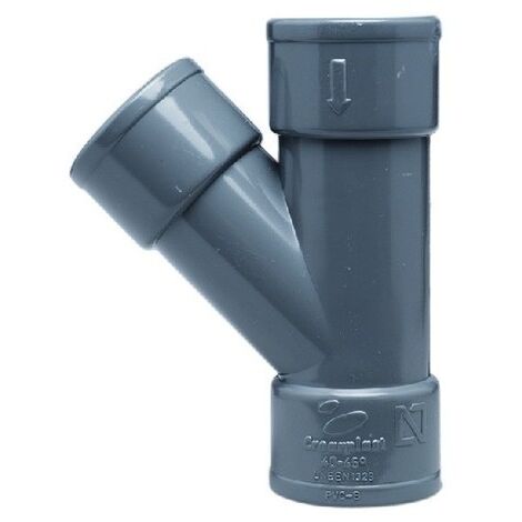 Branchement simple 45º H-H - CREARPLAST Dimensions : 200 x 45 mm