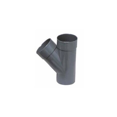 Branchement simple 45º M-H - CREARPLAST Dimensions : 110x45 mm