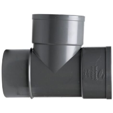Branchement simple 87º M-H - CREARPLAST Dimensions : 90x87 mm