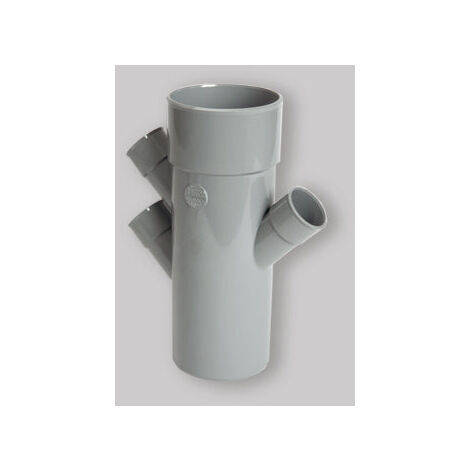 Branchement Triple Parallèle 45° M/F Collé Ø100-40/40/40