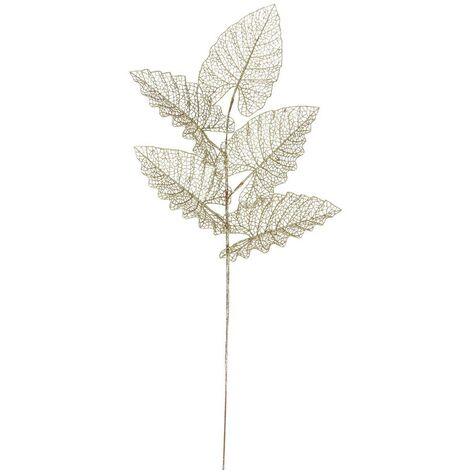 Branches 5 Leaves Openwork Gold - Atmosphera créateur d'intérieur
