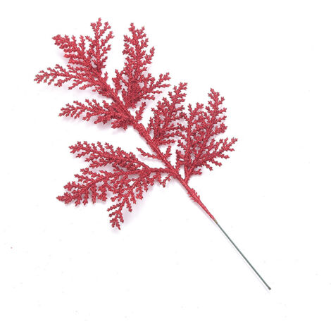 Branches et Feuilles de Pin de Plantes de Simulation, Artificiales Decorativas Para Sala Feuilles de Simulation de Noël Arrangement de Fleurs de Noël (V)