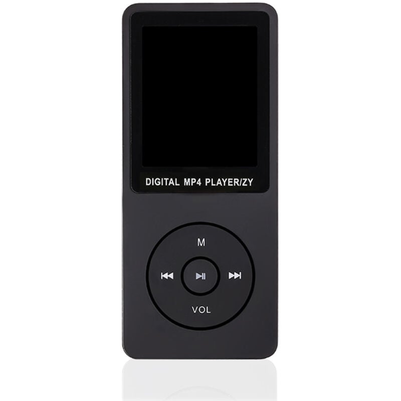 Branchez la carte Ultra-Thin Screen MP4 Lecteur peut être placé à l'extérieur, noir