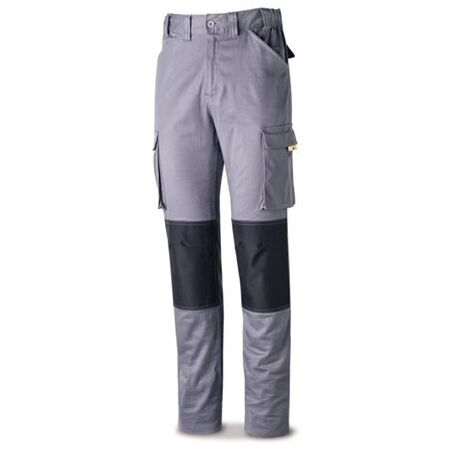BRAND Labor Protection Pantalon  Stretch  avec renfort Taille 40 en coton et élasthanne en gris et noir 588-PSTRG4