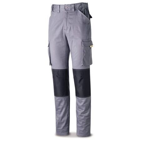 BRAND Labor Protection Pantalon  Stretch  avec renfort Taille 46 en coton et élasthanne en gris et noir 588-PSTRG4