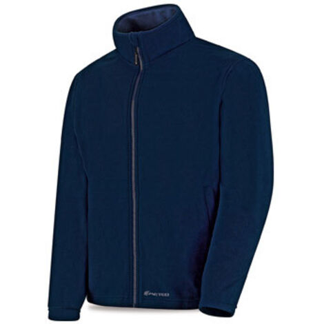 BRAND Labor Protection Veste polaire « Quetzal » Taille XL en polyester avec une finition tuftée régulière bleu marine