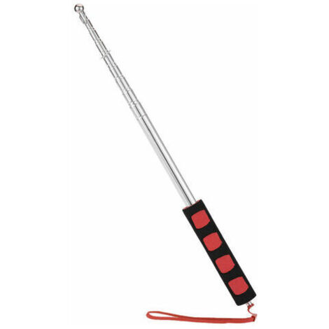 Brand New 2 Meter Outdoor Stainless Steel Telescopic Flagpole for Teacher Flagpole Teaching Pointer Tour Guide - Red