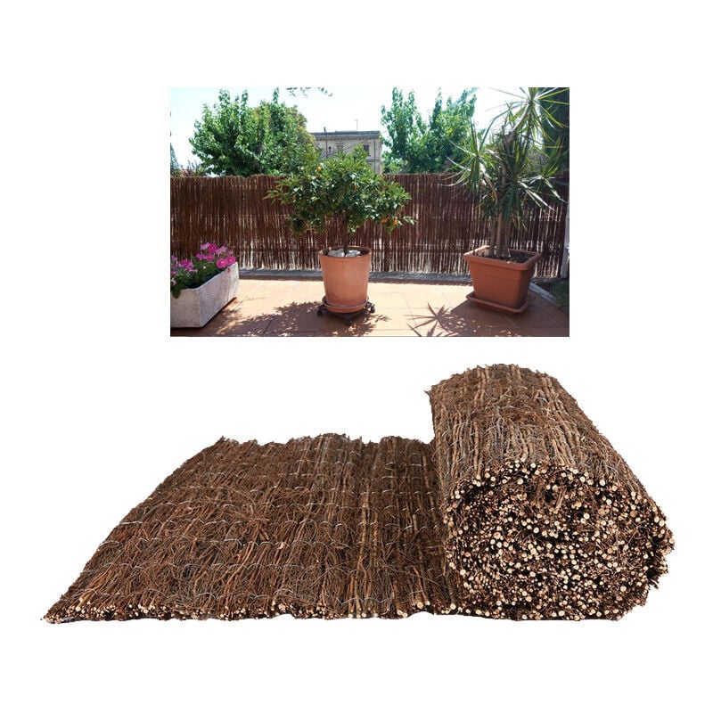 Suinga - Bruyère de jardin 1 x 3 mètres, occultation de 95%, pour terrasses, jardins et délimitation de parcelles