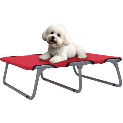Brandina per Cani Piccoli Pieghevole 71x58x20 cm per Interno ed Esterno Rosso