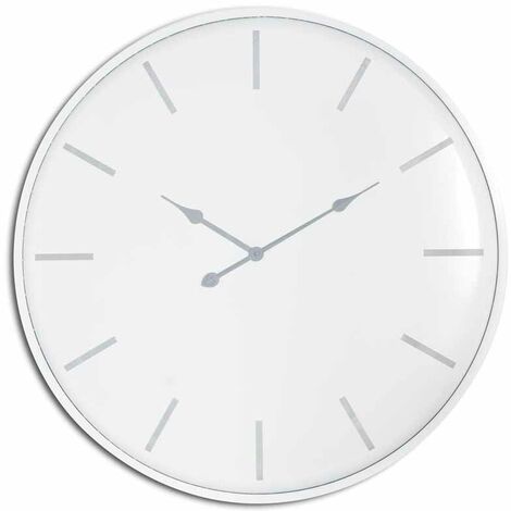 Brandon Large Wall Clock - Metal - L5 x W80 x H80 cm - White