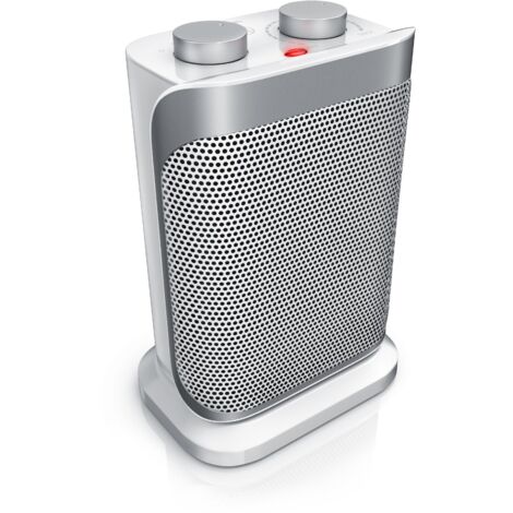 Brandson Heizlüfter 1500W, Keramik Heizlüfter mit Thermostat, 2 Leistungsstufen, Überhitzungsschutz, Automatische Abschaltung, Umkippschutz, 40°