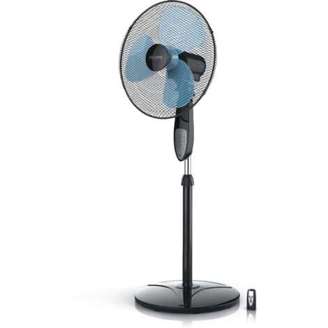 Brandson Standventilator 42 cm, Standlüfter, Ventilator höhenverstellbarer Standfuß, Neigungswinkel verstellbar, 50W, 3 Geschwindigkeitsstufen