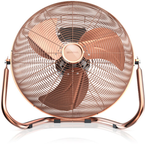 Brandson Windmaschine Retro Stil, Ventilator, Standventilator 30cm, Tischventilator Bodenventilator, hoher Luftdurchsatz robuster Stand