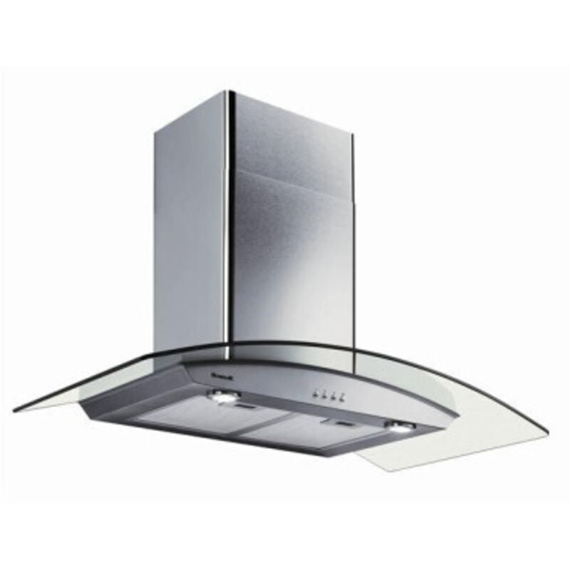Brandt - Hotte Décorative Murale Aspirante Inox Largeur 90cm Débit d'air 807m3/h