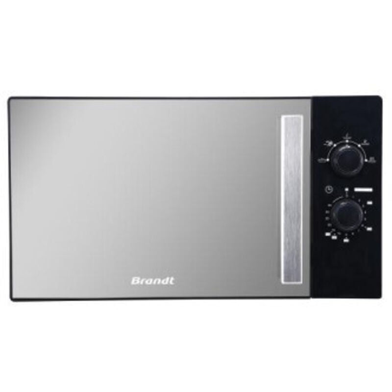Micro-Ondes solo 26L 900W noir - Commande Mecanique - Plateau Tournant Ø32cm - Brandt