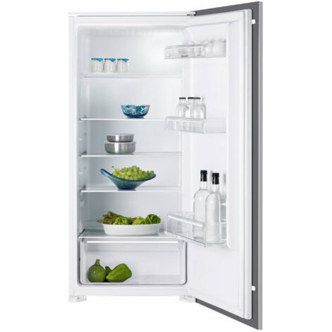 Brandt – Réfrigérateur intégré 1 porte 199 L – Classe E – Froid statique – 39 dB – 3 clayettes en verre – Installation facile - BIL1220ES