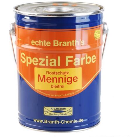Branths Rostschutz Mennige bleifrei 5 Liter