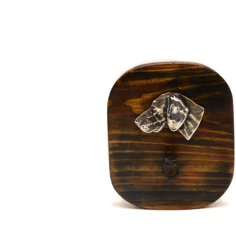 Braque de Weimar - porte-laisse, porte-médailles avec chien, porte-clés par Art-Dog