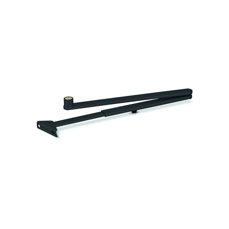 Bras pour ferme-porte standard TS2000/4000 sans arrêt mécanique - noir ral 9005 Geze