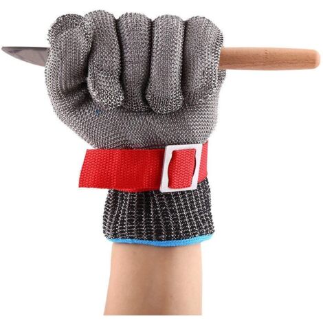 Bras Anti-Coupure étui de Protection en Acier Inoxydable Gants de Jardinage Boucher Verre Usine Travail Outil de Protection de sécurité
