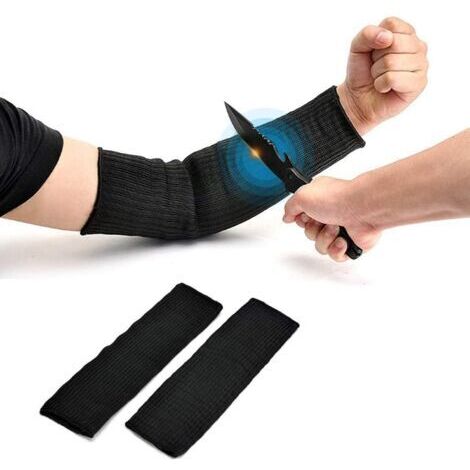 bras anti-coupure manchon de protection gants de jardinage boucher verre usine travail sécurité outil de protection,35cm