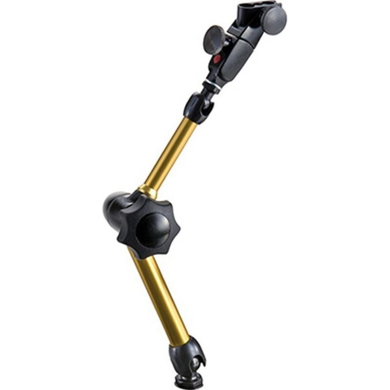 Bras articulé, Fixation socle magnétique : M8, Long. du bras (colonne/bras transversal) 140/110 mm, Support de comparateur M6