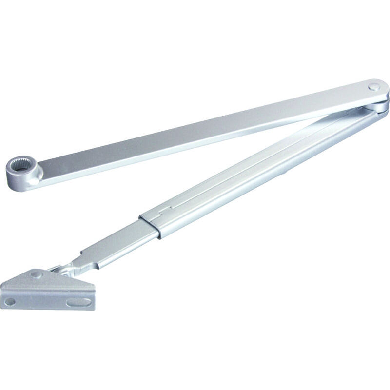 Bras pour ferme-porte en applique L190 - blanc Vachette