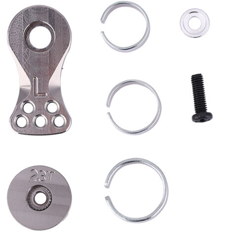 Bras de direction en alliage d'aluminium 23T pour modèles de voiture 1/10 et 1/8, pièce de rechange durable (N10228T)
