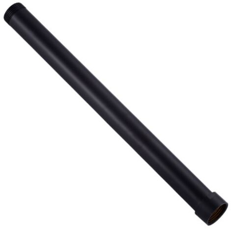 Bras de douche 30 cm, rallonge de bras de douche, accessoire de rallonge de pomme de douche (noir)