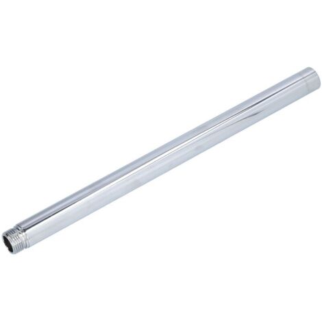 Bras de douche 30cm/12in G1/2in Bras de douche en acier inoxydable avec finition chromée polie Facile à installer et à nettoyer pour salle de bain et toilettes