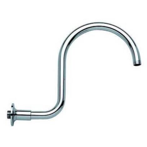 Bras de douche arqué