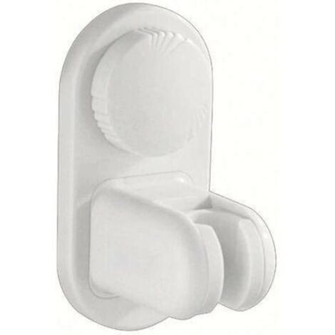 Bras de douche autocollant avec support de tête réglable Support de plaque de base fixe fixé au mur pour accessoires de chambre