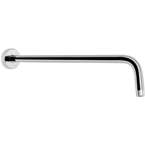 Bras de Douche Avec Bride, Fabriqué en Acier Inoxydable 304, Rallonge de Pommeau de Douche de (40cm)