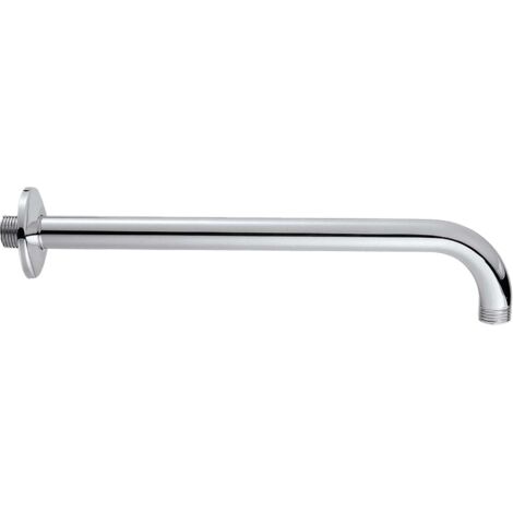Bras de douche avec douche de tête et rosette M.1/2" 30 CM