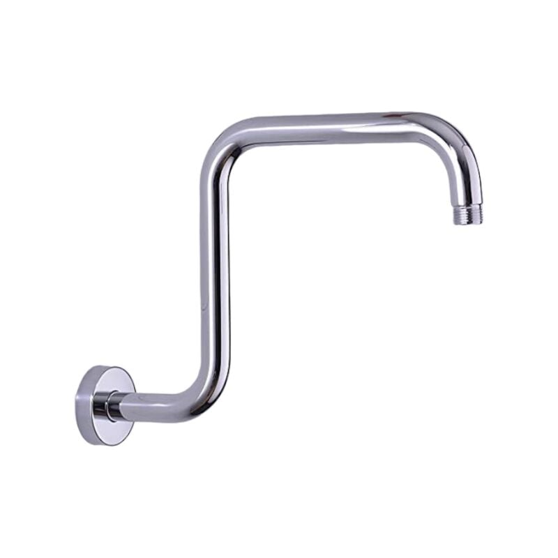Bras de douche cantilever en laiton chromé