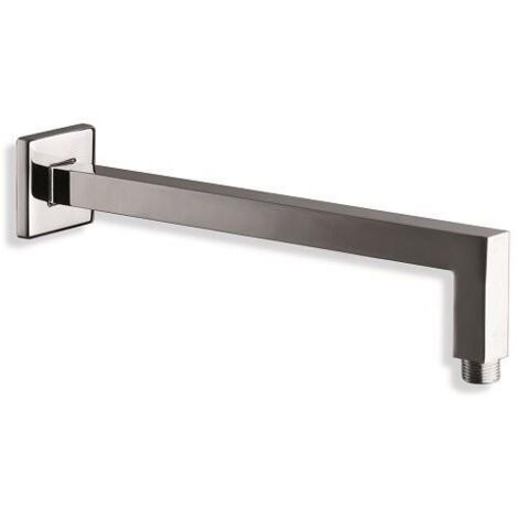 BRAS DE DOUCHE CARRE 35 CM CHROME NOIR - CRISTINA ONDYNA PD41072