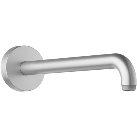 Bras de douche ELEGANCE pour raccordement mural 1/2, saillie 312 mm, fini aluminium KEUCO